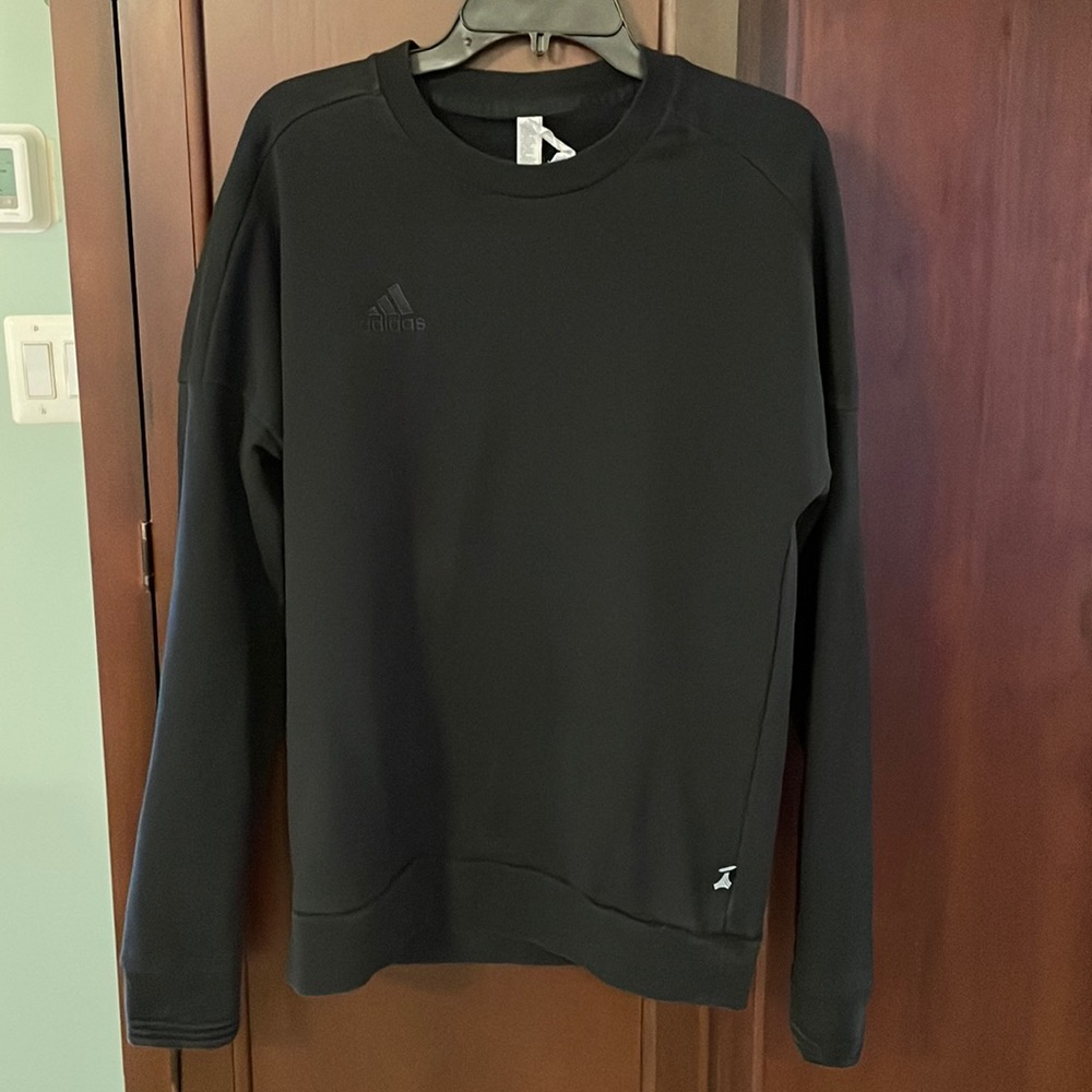 Black Adidas Crewneck